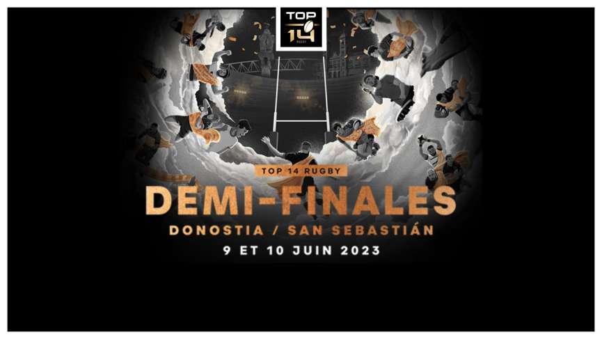 affiche demi-finale TOP14